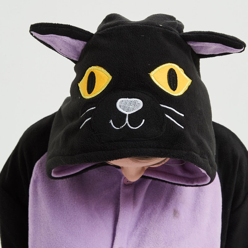 Midnight Cat Kigurumi - Cat pajamas