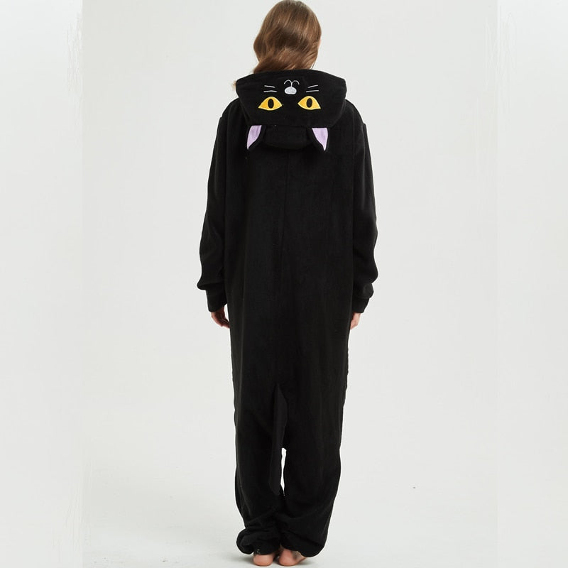 Midnight Cat Kigurumi - Cat pajamas