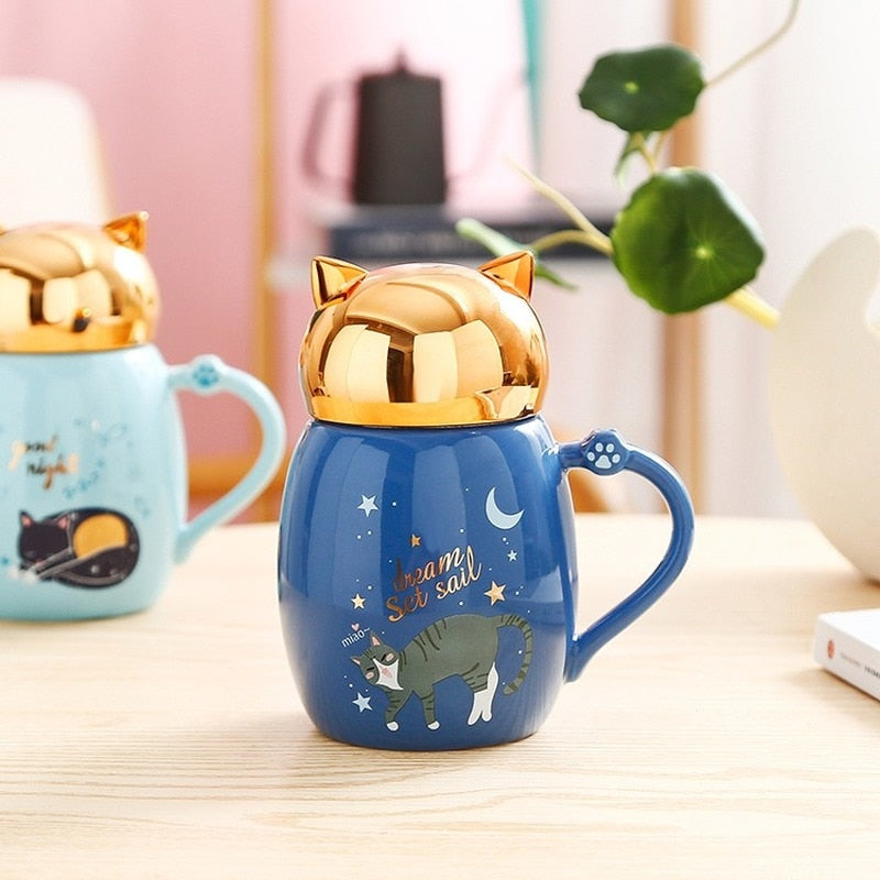 Midnight Cat Mug