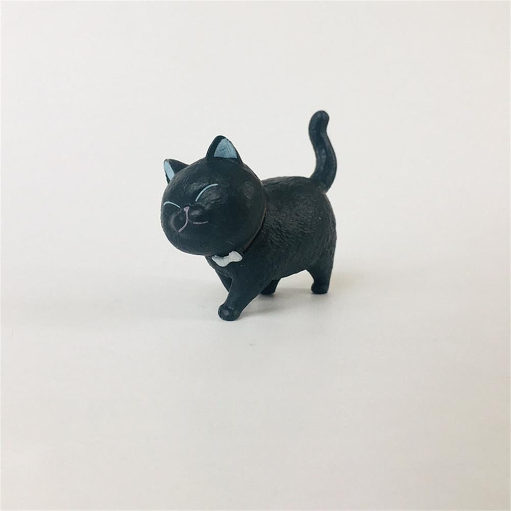 Mini Cat Figurines - Black / United States