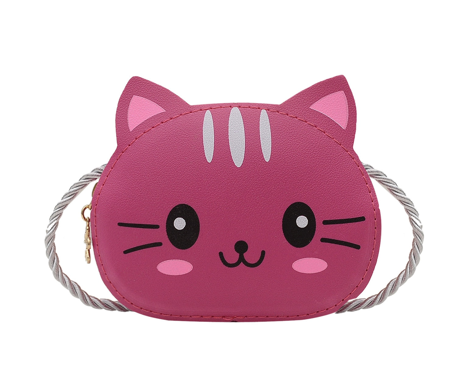 Mini Crossbody Cat Purse - Rose - Cat purse