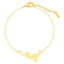 Minimalist Cat Bracelet - Gold - Cat bracelet