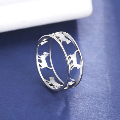 Minimalist Cat Ring - cat rings