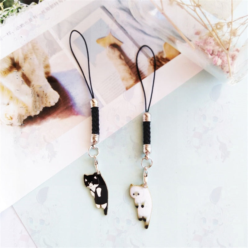 Mobile Hanging Cat Keychain - Cat Keychains