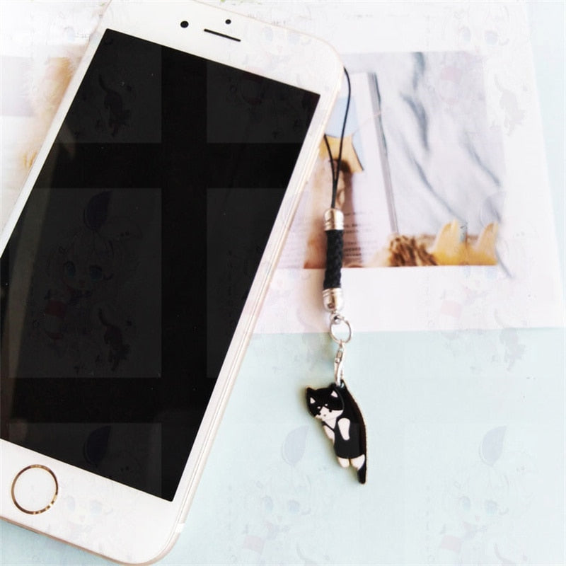 Mobile Hanging Cat Keychain - Cat Keychains