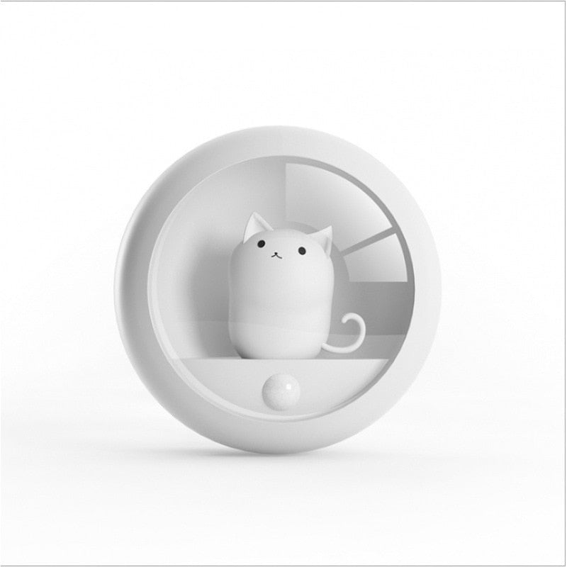 Motion Sensor Cat Night Light