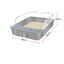 Multi Cat Litter Box - Gray - Cat litter Box