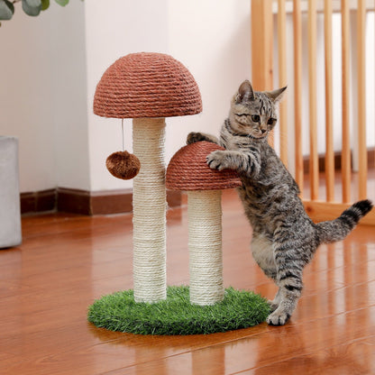 Mushroom Cat Scratching Post - Cat scratching post