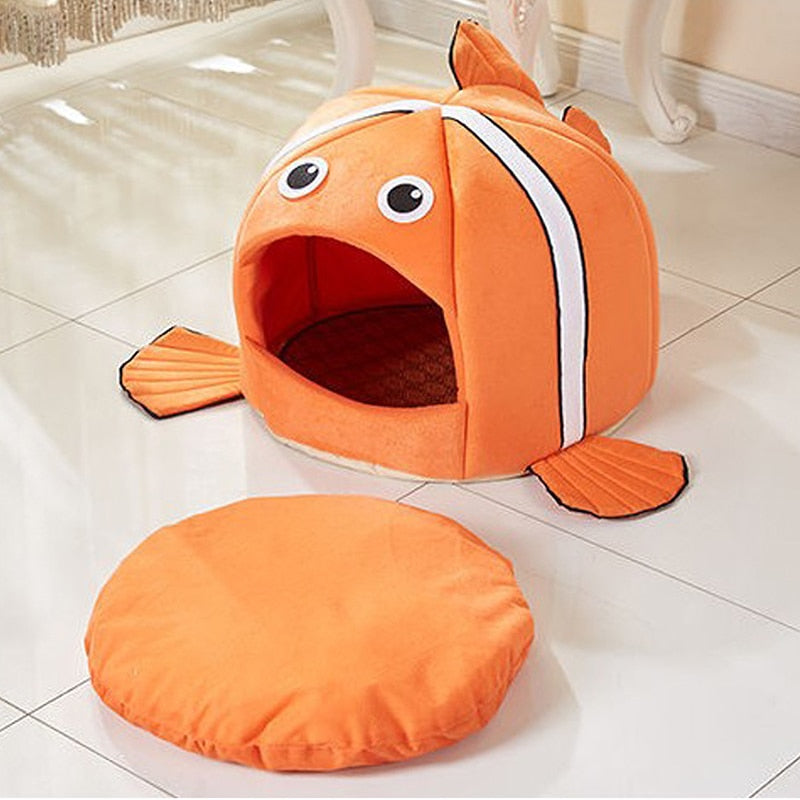 Nemo Cat Bed - Orange / XS