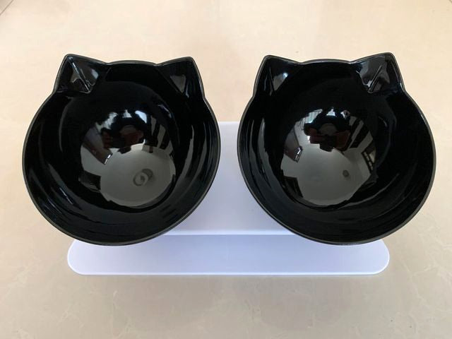 Non-Slip Cat Bowl - Black - Cat Bowls