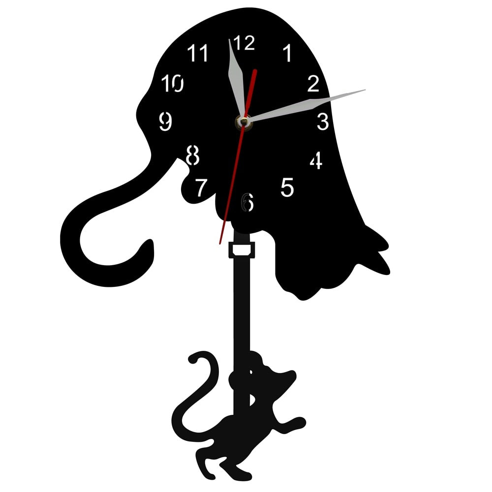 Old Cat Clock