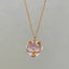 Opal Cat Necklace - Cat necklace