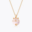 Opal Cat Necklace - Cat necklace