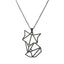 Origami Cat Necklace - Cat necklace