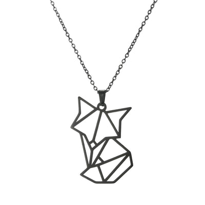 Origami Cat Necklace - Cat necklace