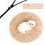 Orthopedic Cat Bed - Beige / 50cm