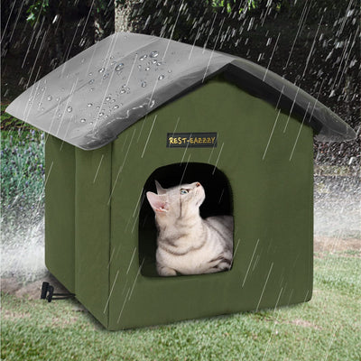 Outdoor Cat Bed - Green / 33CMx33CMx35CM