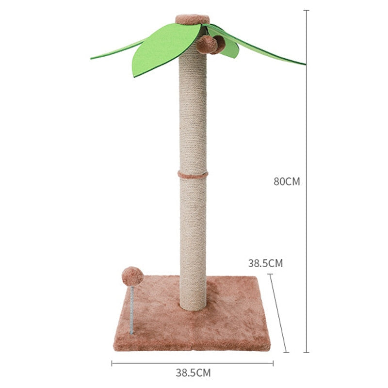 Palm Tree Cat Scratching Post - Cat scratching post