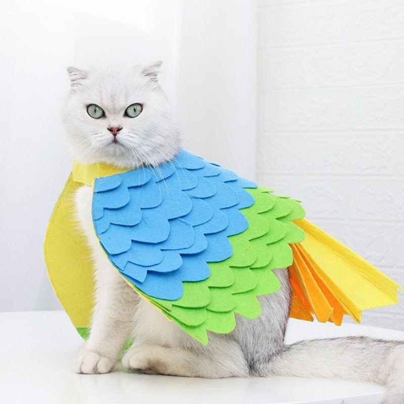 Parrot Costume for Cat