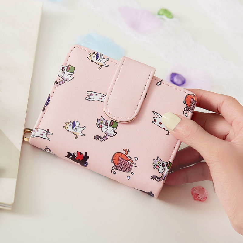 Pastel Cat Purse - Pink - Cat purse