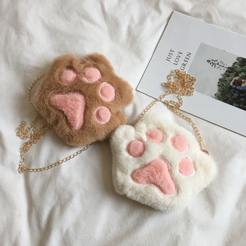 Paw Crossbody Cat Purse - Cat purse