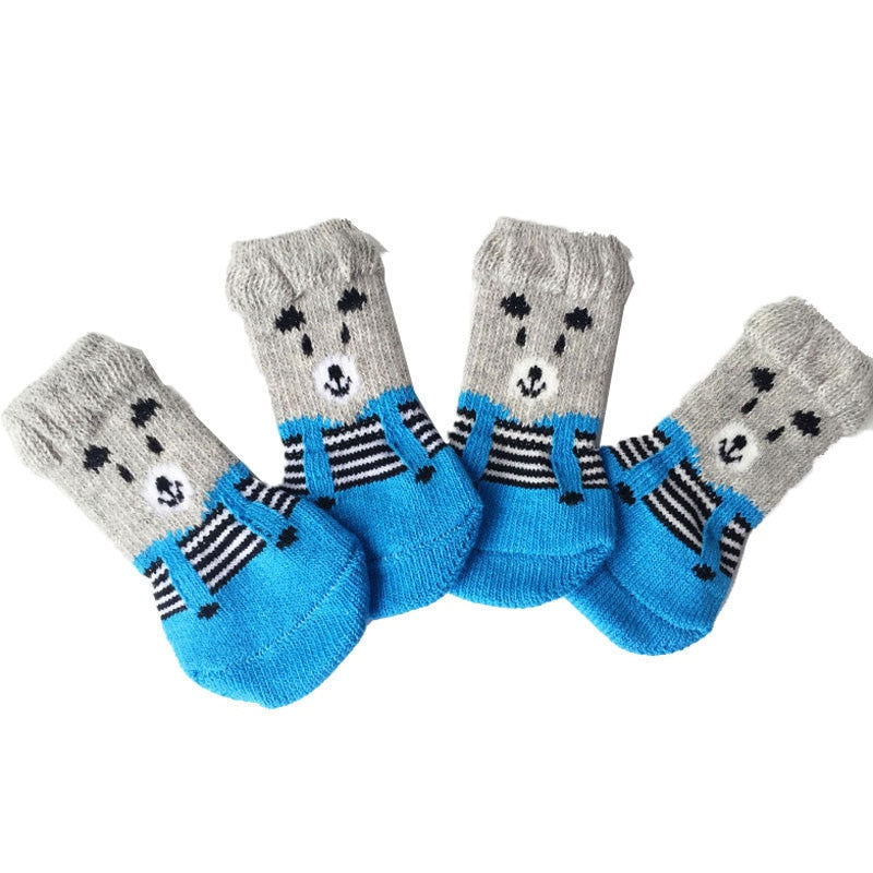 Pet Socks for Cats - Blue / S - Socks for Cats