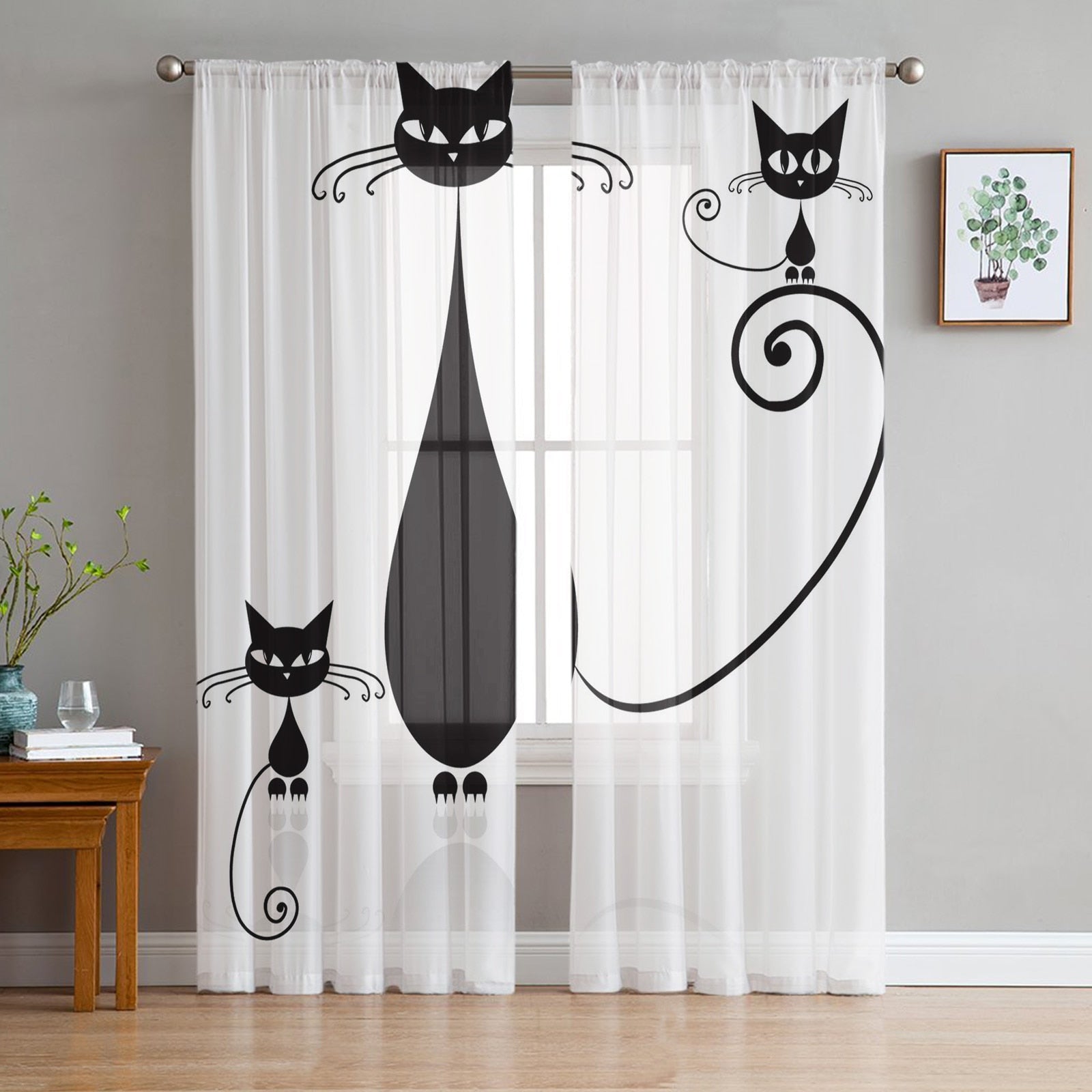 Pete the Cat Curtains - W135 x H114cm - cat curtains