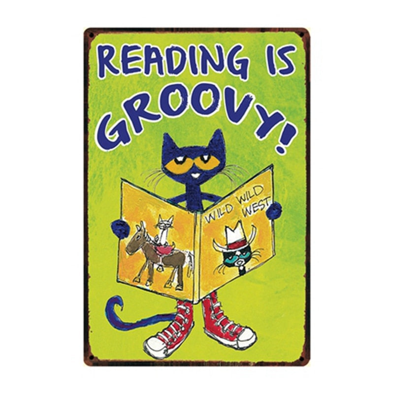 Pete the Cat Posters - Green / 20x30cm - Cat poster