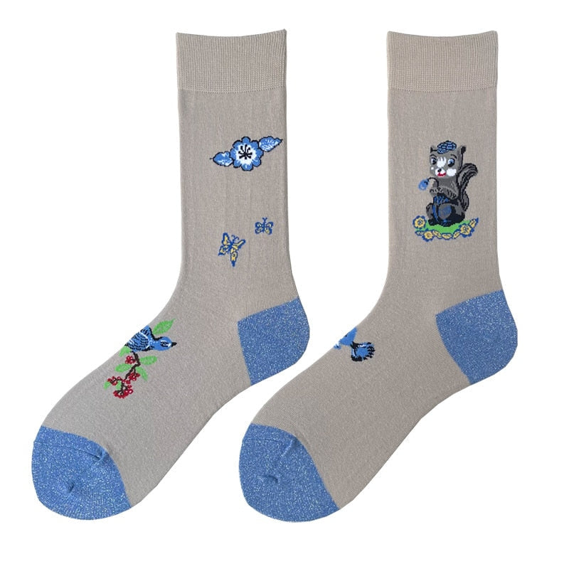 Pete the Cat Socks - Grey / One Size - Cat Socks