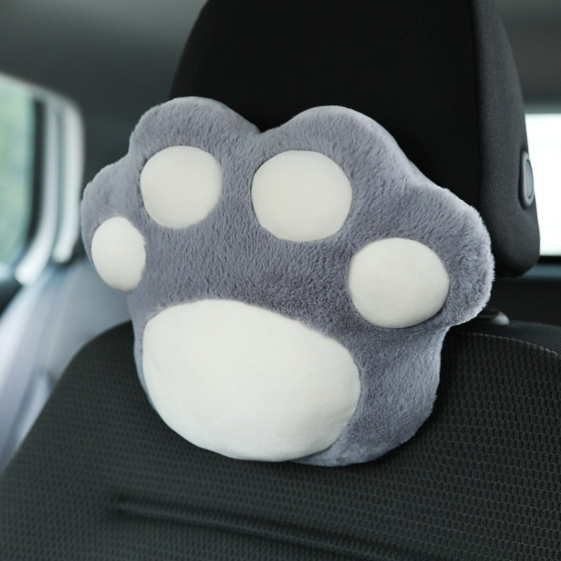 Pillow Paw in Cats - Grey Headrest
