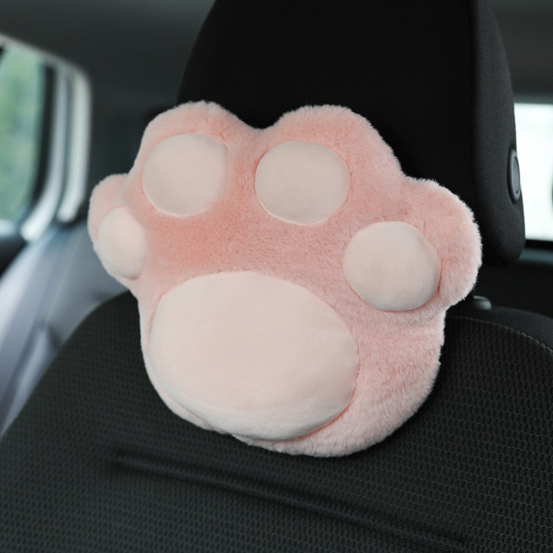 Pillow Paw in Cats - Pink Headrest