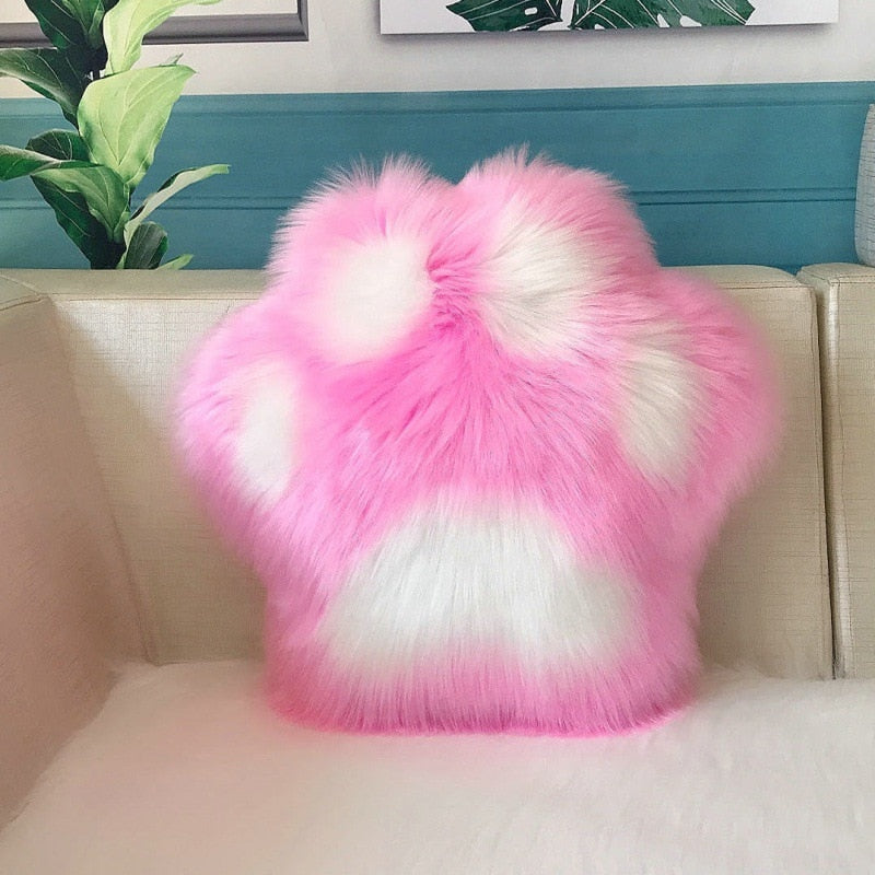Pillow Paws Cats - Fuchsia