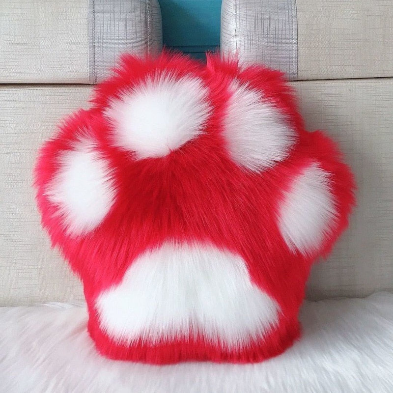 Pillow Paws Cats - Red