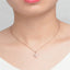 Pink Cat Paw Necklace - Cat necklace