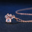 Pink Cat Paw Necklace - Cat necklace