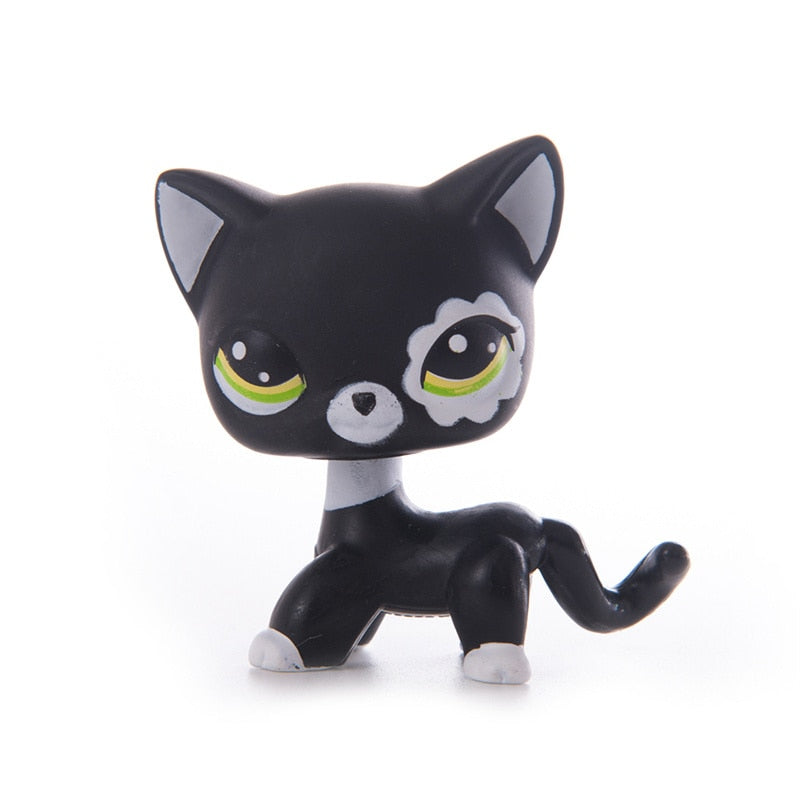 Plastic Cat Figurines - Black