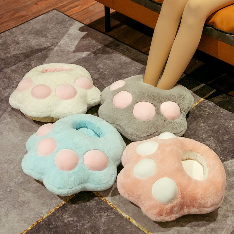 Plush Cat Slippers - Cat slippers