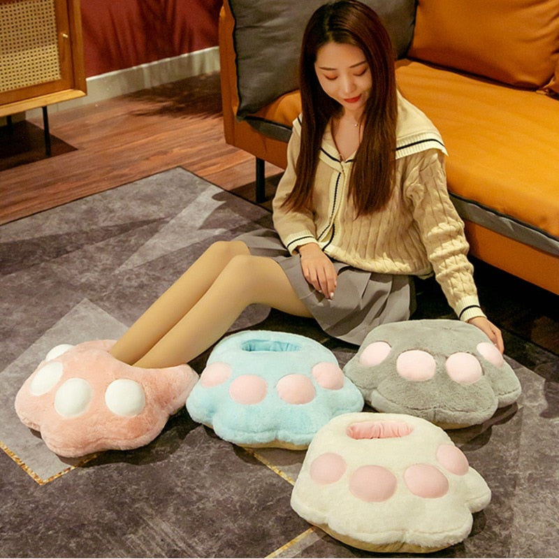 Plush Cat Slippers - Cat slippers