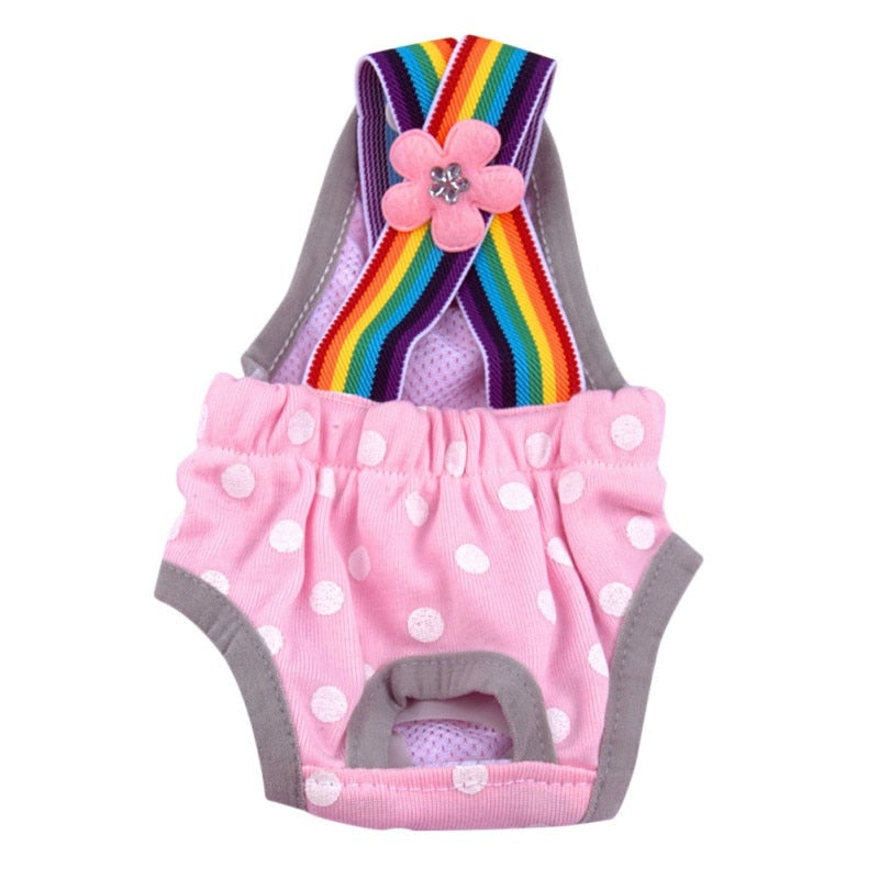 Polka Dot Pants for Cats - Pink / XXS - pants for cats