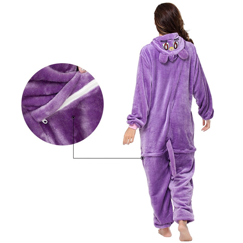 Purple Cat Kigurumi - Cat pajamas