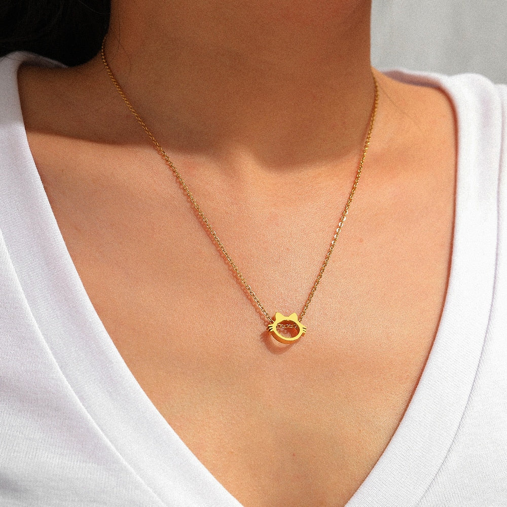Purrfection Cat Necklace - Cat necklace