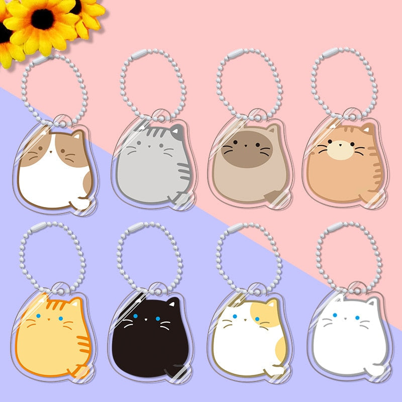 Pusheen Cat Keychain - Cat Keychains