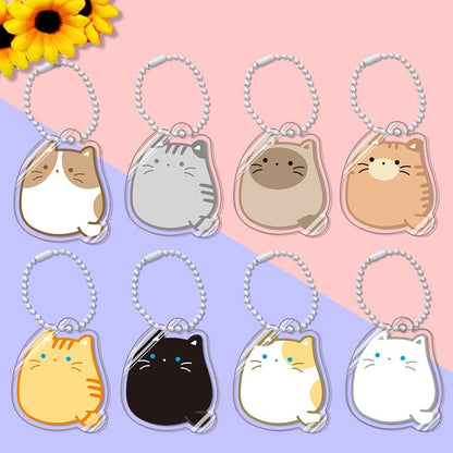 Pusheen Cat Keychain - Cat Keychains