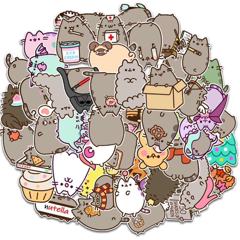 Pusheen Cat Stickers
