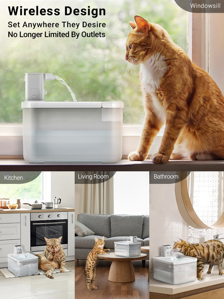 Quiet Cat Water Fountain - Fursink-Filter Kit - Cat water