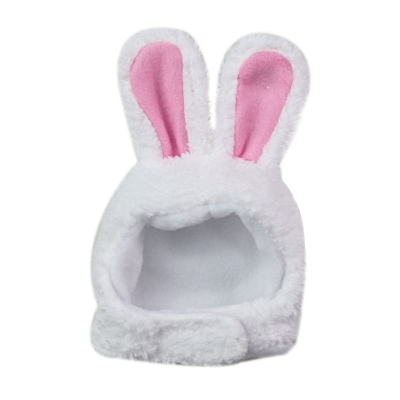 Rabbit Hat for Cats - White - Hat for Cats