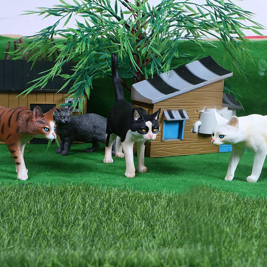 Realistic Cat Figurines