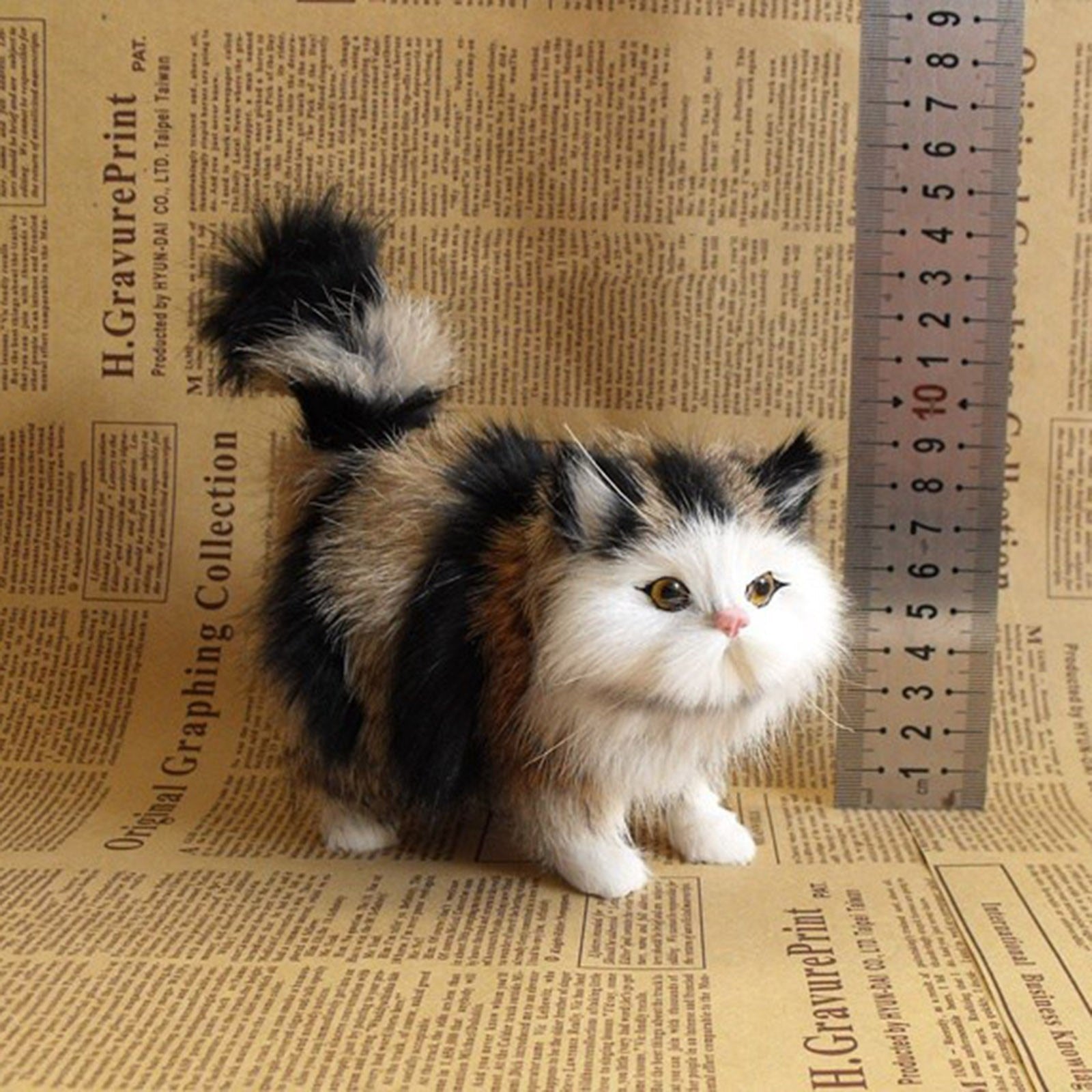 Realistic Kitten Plush - Persian