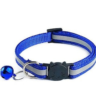 Reflective Cat Collars - Blue / S - Cat collars