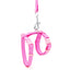 Reflective Cat Walk Harness - Pink Dot Print / M
